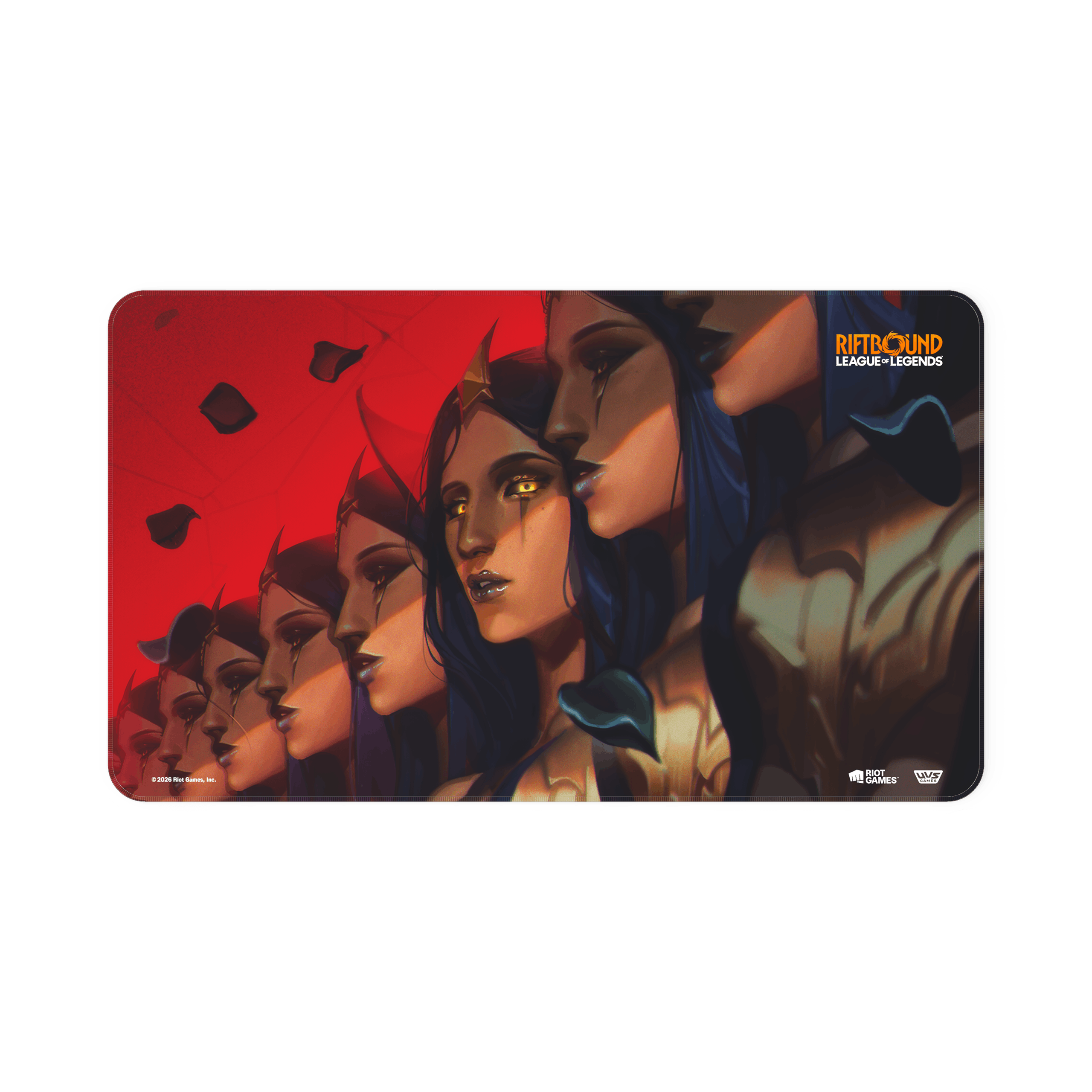 Riftbound Unleashed LeBlanc, Deceiver official playmat — Riot Games product photo