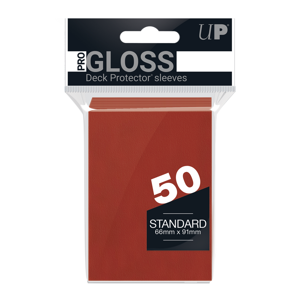Ultra PRO Standard Card Sleeves — Red (50)