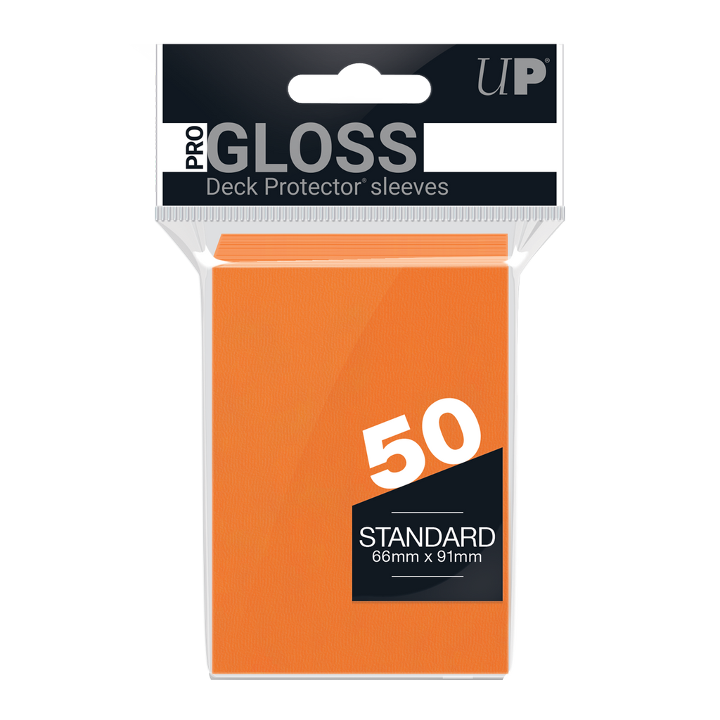 Ultra PRO Standard Card Sleeves — Orange (50)