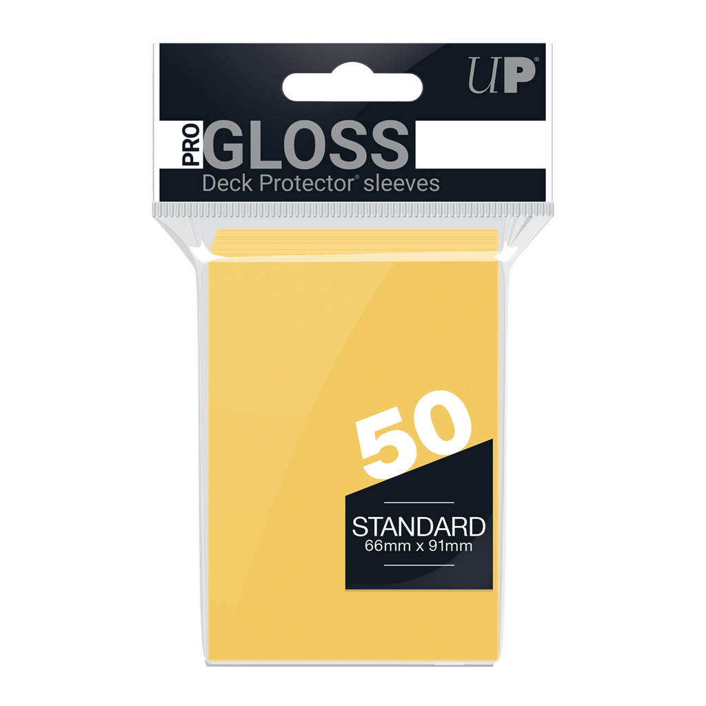 Ultra PRO Standard Card Sleeves — Yellow (50)