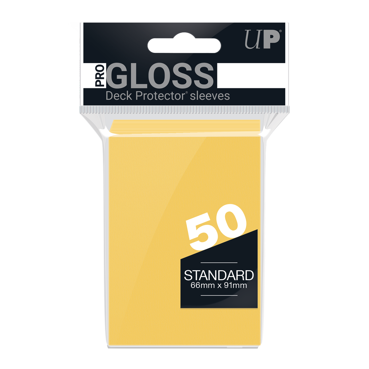 Ultra PRO Standard Card Sleeves — Yellow (50)