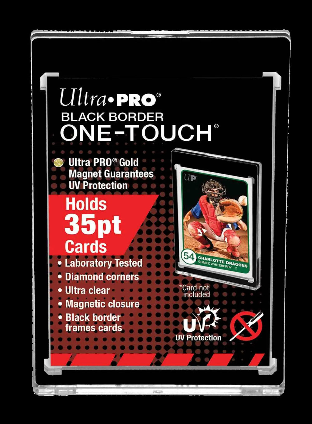 Ultra PRO 35pt Black Border UV ONE-TOUCH Magnetic Holder