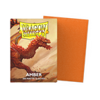 Dragon Shield Matte Standard Size Sleeves — Amber