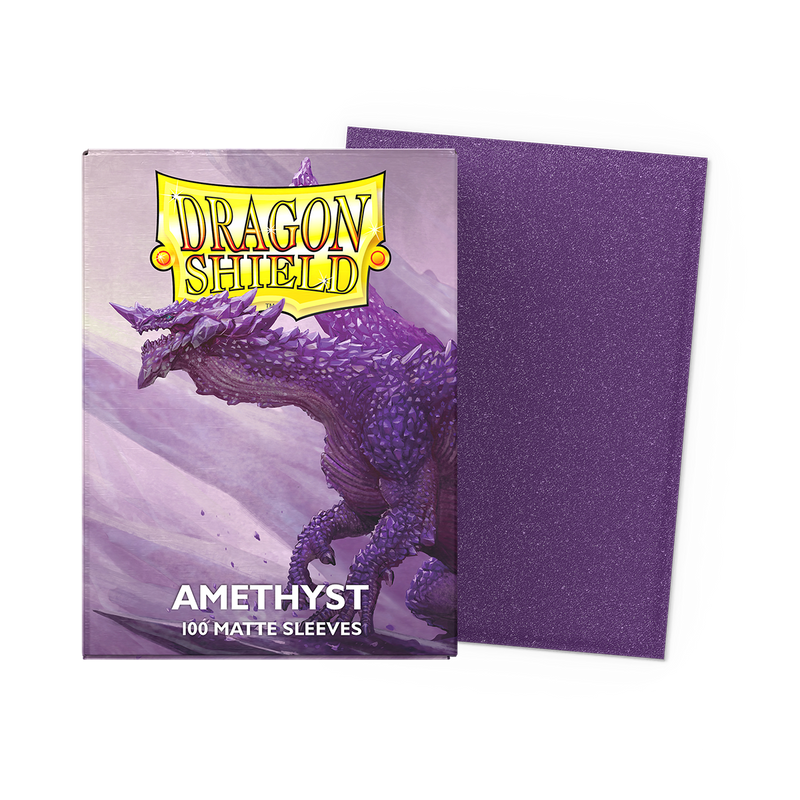 Dragon Shield Matte Standard Size Sleeves — Amethyst