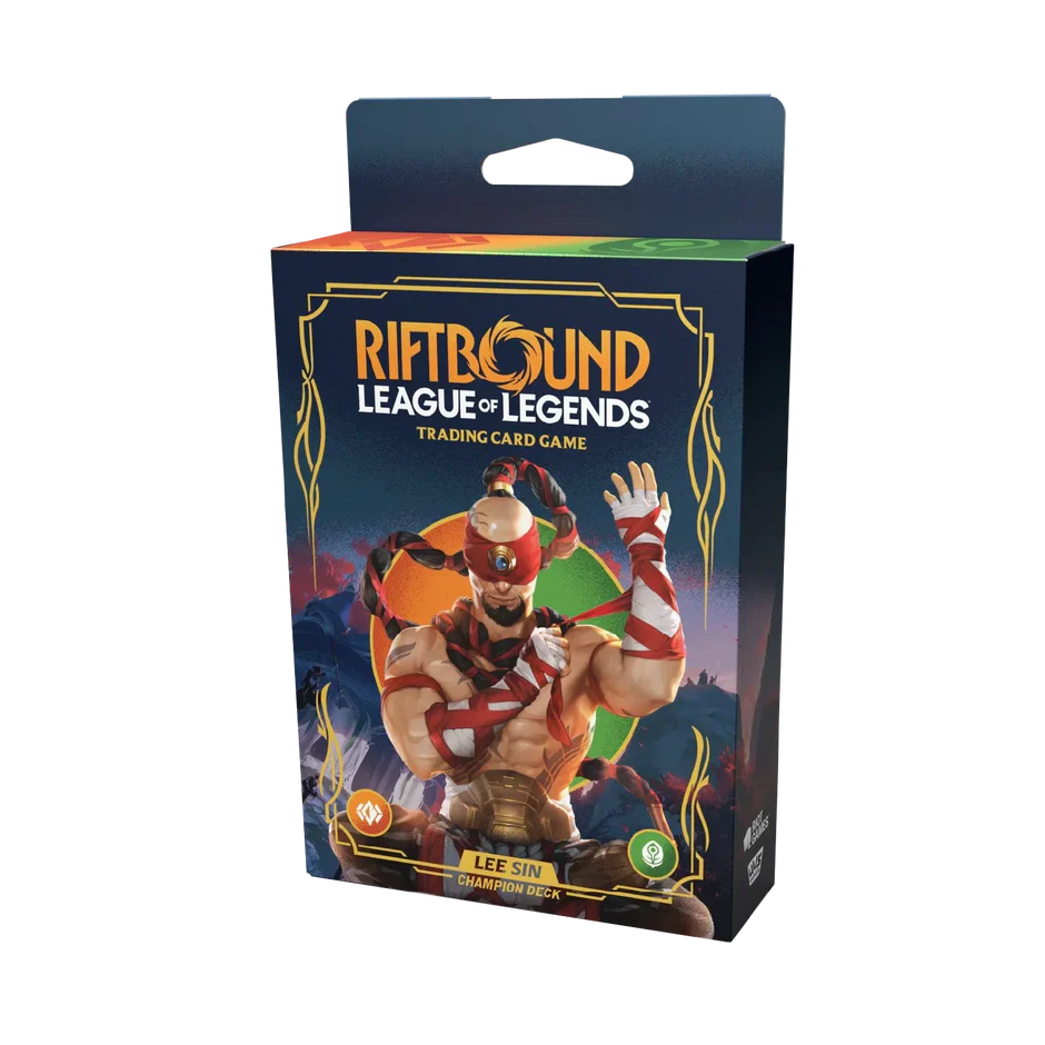 Riftbound Origins Lee Sin Champion Deck (League of Legends TCG)