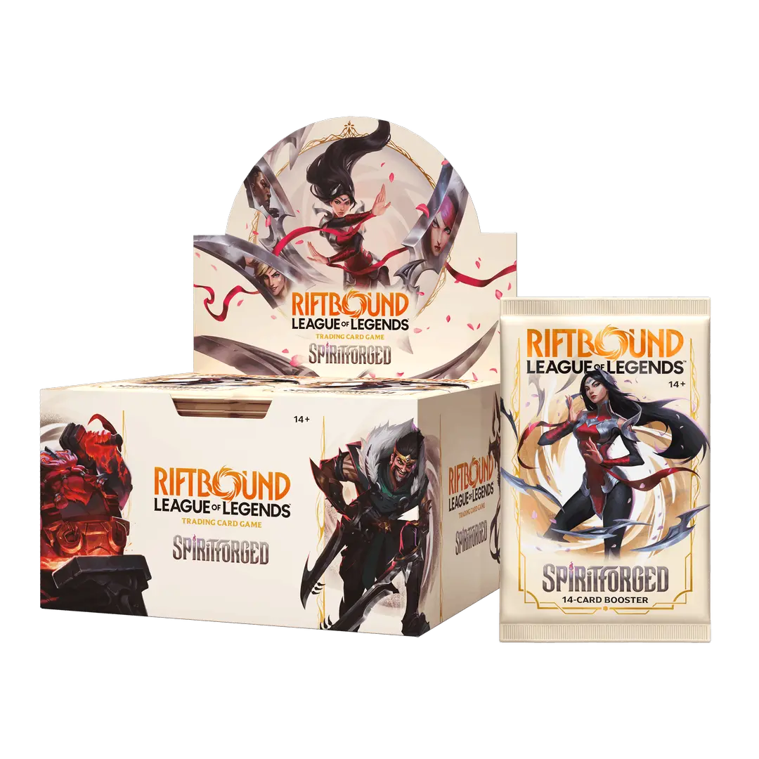 Riftbound Spiritforged Booster Display Box (24 Packs) (League of Legends TCG)