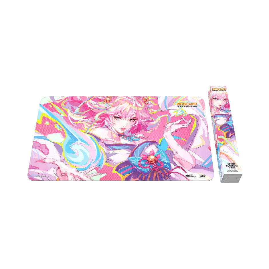 Riftbound Spiritforged Spirit Blossom Ahri Playmat (League of Legends TCG)