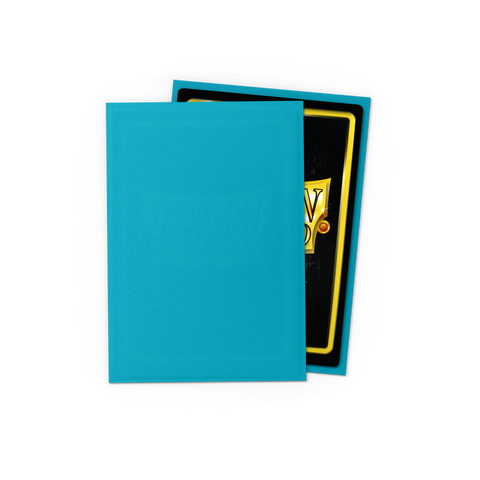 Dragon Shield Matte Standard Size Sleeves — Turquoise (Players' Choice)