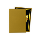 Dragon Shield Matte Standard Size Sleeves — Gold