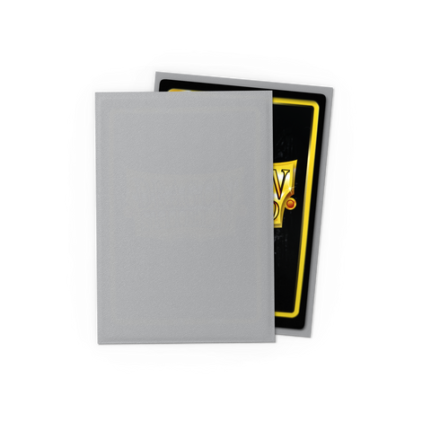 Dragon Shield Matte Standard Size Sleeves — Silver