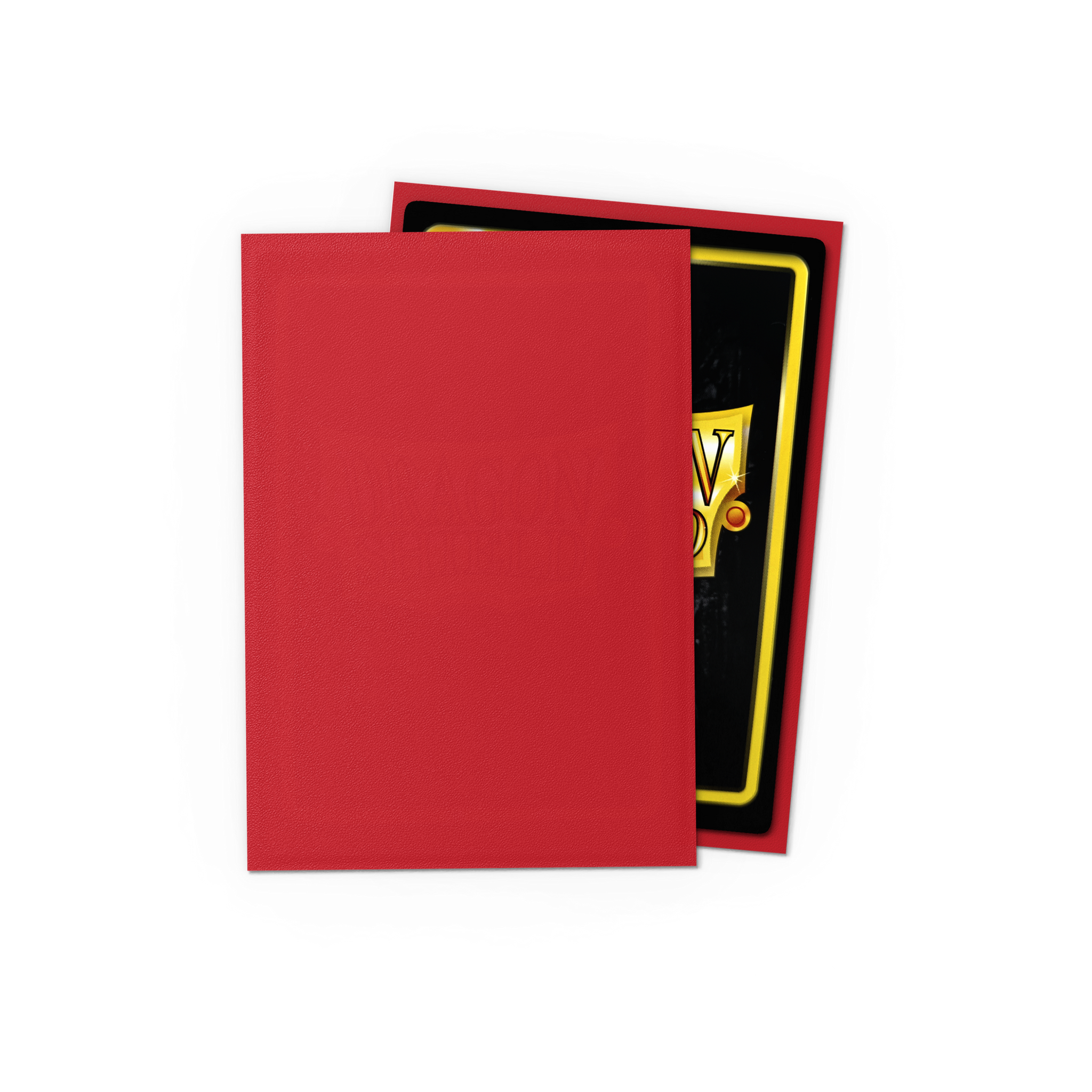 Dragon Shield Matte Standard Size Sleeves — Crimson