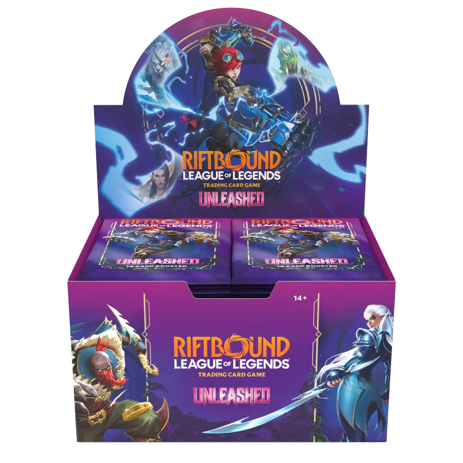 Riftbound Unleashed Booster Display Box (24 Packs) – League of Legends TCG