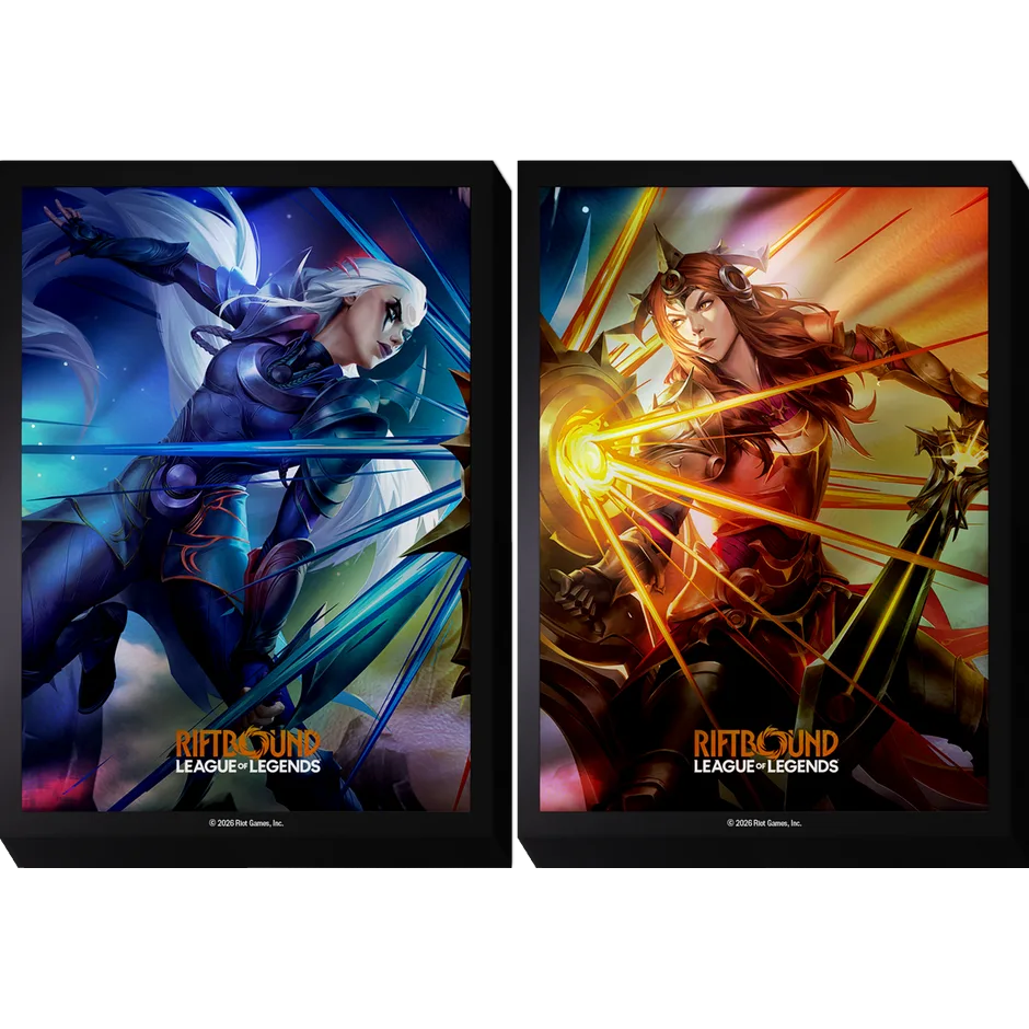 Riftbound Vendetta Diana vs Leona Art Sleeves – League of Legends TCG