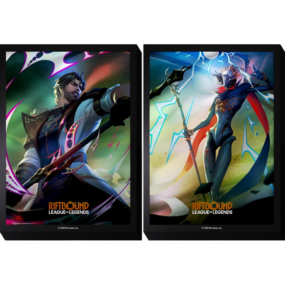 Riftbound Vendetta Jayce vs Viktor Art Sleeves – League of Legends TCG