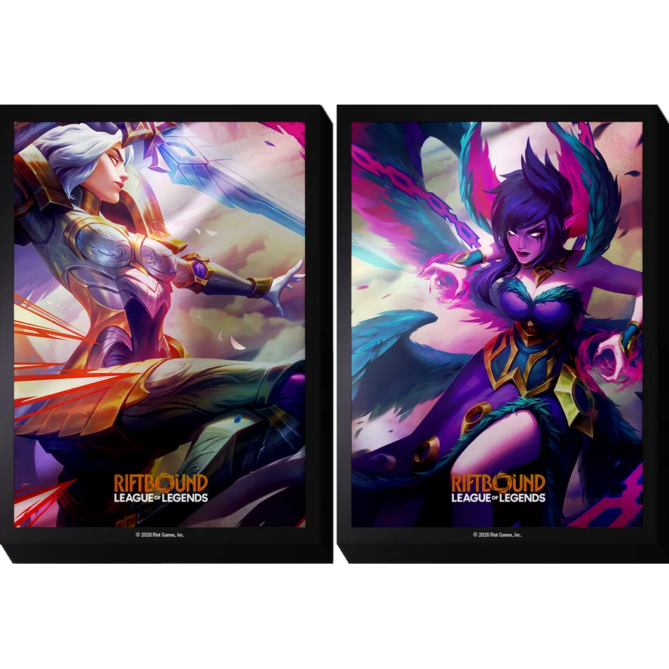Riftbound Vendetta Kayle vs Morgana Art Sleeves – League of Legends TCG