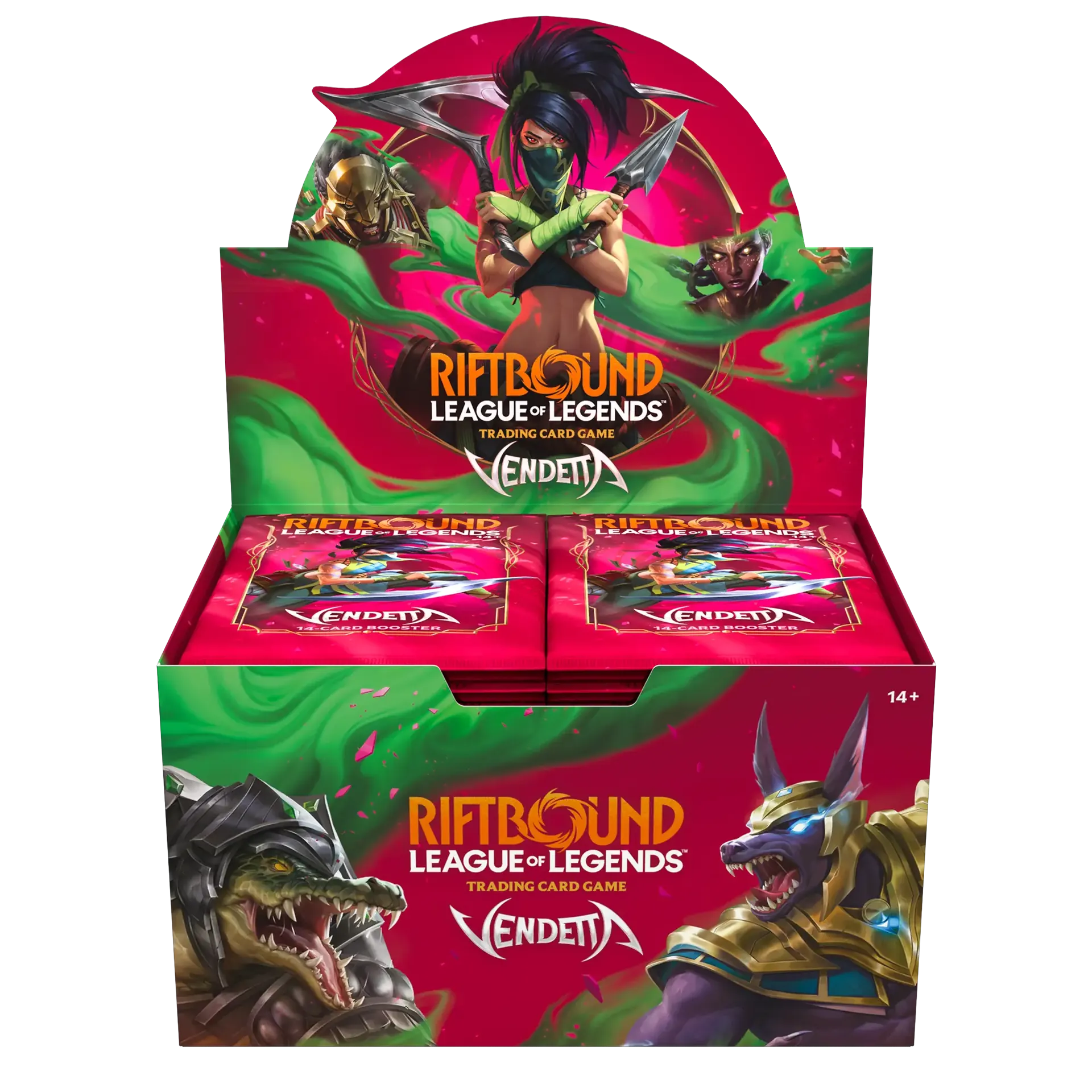 Riftbound Vendetta Booster Display Box (24 Packs) – League of Legends TCG