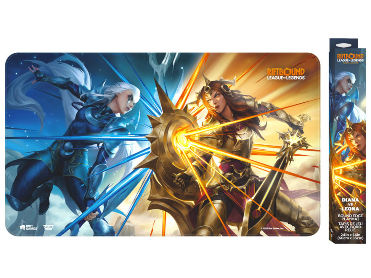 Riftbound Vendetta Diana vs Leona Playmat – League of Legends TCG